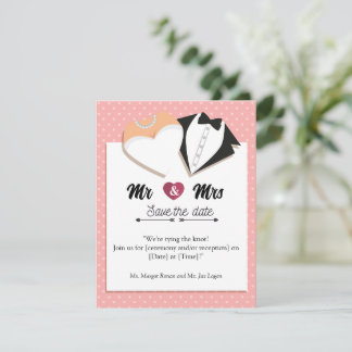 Save the date! RSVP kaartje