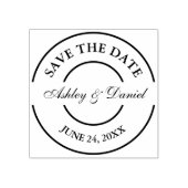 Save the date rubberstempel (Afrduk)