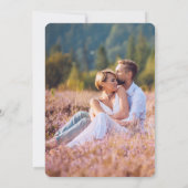 Save the date. Rustic Sunflower Wedding-fotokaart Save The Date (Achterkant)