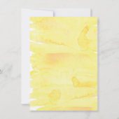 Save the date | Rustic Wood Lemon Wedding Kaart (Achterkant)