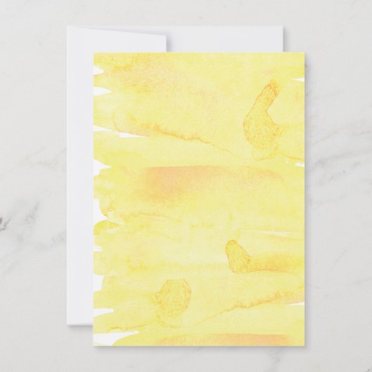 Save the date | Rustic Wood Lemon Wedding Kaart (Achterkant)