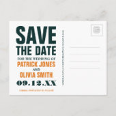 Save the date | San Diego, CA Aankondigingskaart (Achterkant)