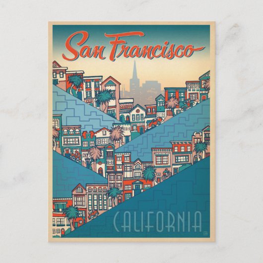 Save the date | San Francisco, CA Aankondigingskaart (Voorkant)