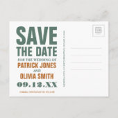Save the date | San Francisco, CA - Briefkaart Row (Achterkant)