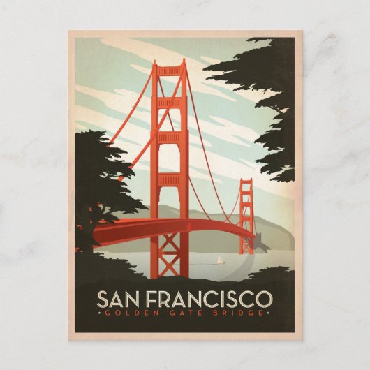 Save the date | San Francisco, CA - Golden Gate 2 Aankondigingskaart (Voorkant)