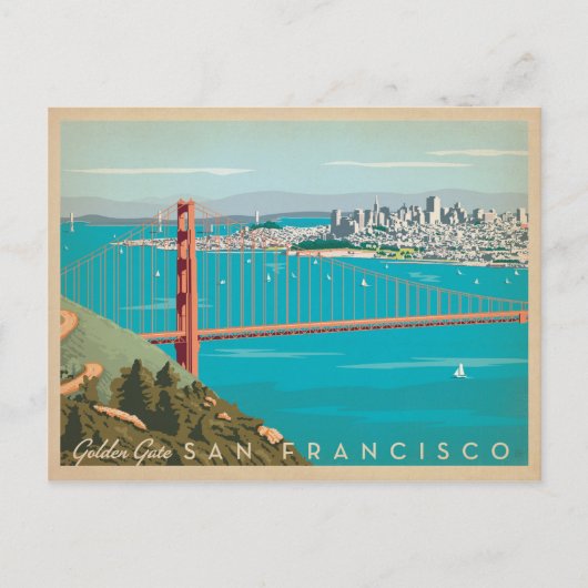 Save the date | San Francisco, CA - Golden Gate Aankondigingskaart (Voorkant)