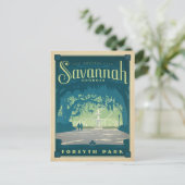 Save the date | Savannah, GA Aankondigingskaart (Staand voorkant)