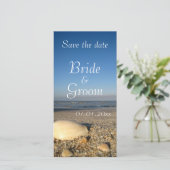 SAVE THE DATE - Shells on Beach (Staand voorkant)
