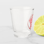 Save The Date Shot Glass - Proost op uw evenement! Glas (Links)