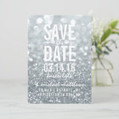Save the Date | Silver Glit Fab (Staand voorkant)