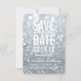 Save the Date | Silver Glit Fab