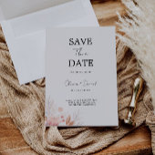 Save the Date Sjabloon, Wildflower De datum opslaa Kaart