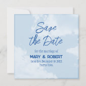 Save the Date - Sky Kaart (Voorkant)