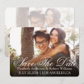 Save the date | Sla onze trouwdatum op (Voorkant / Achterkant)