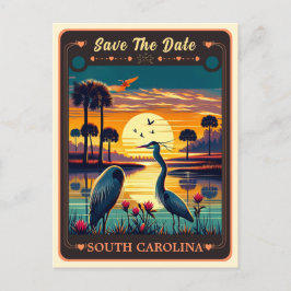 Save the date | South Carolina Invitation Briefkaa Briefkaart