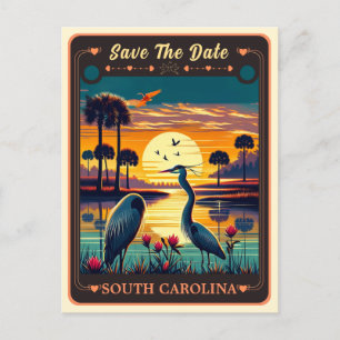 Save the date   South Carolina Invitation Briefkaa Briefkaart