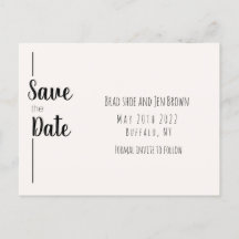 Save the date! Sparen de Uitnodiging van de Datum