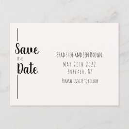 Save the date! Sparen de Uitnodiging van de Datum