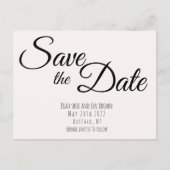 Save the date! Sparen het Briefkaart van de Uitnod (Voorkant)