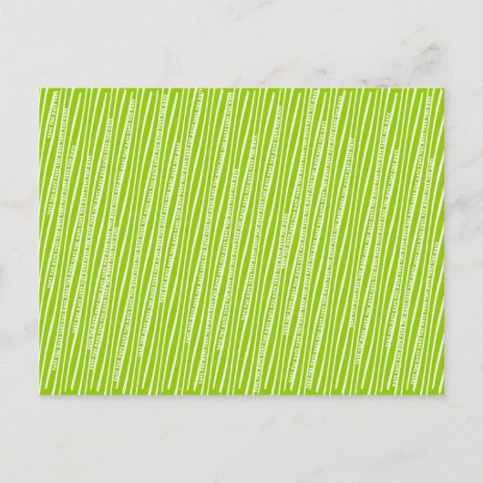 Save the Date Squiggley Lines Aankondiging Postcar (Voorkant)