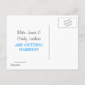 Save the Date State - Verenigde Staten Aankondigingskaart (Achterkant)