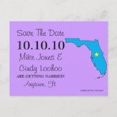  Save the Date State - Verenigde Staten Aankondigingskaart (Voorkant)