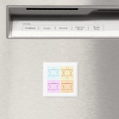 Save the Date/ster van David pop-art Magneet (Insitu (Vaatwasser))
