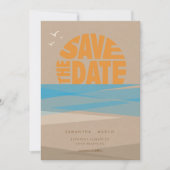 Save the Date, Strandbruiloft Date (Voorkant)
