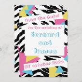 Save the date style kaart (Voorkant / Achterkant)