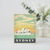 Save the date | Sydney, Australië Aankondigingskaart (Staand voorkant)