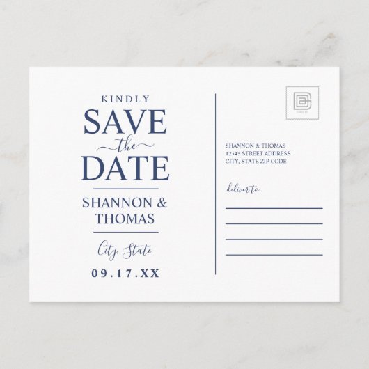 Save the date | Tennessee 2 Uitnodiging Briefkaart (Achterkant)