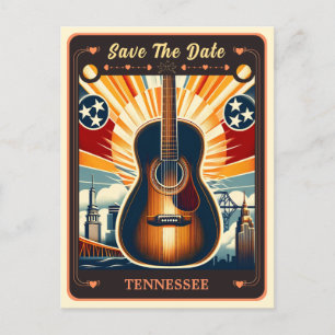 Save the date   Tennessee Invitation Briefkaart