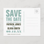 Save the date | Toronto, Ontario 2 Aankondigingskaart (Achterkant)