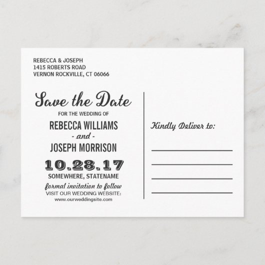 Save the Date - Trendy Paarse Glitter Sparkles Aankondigingskaart (Achterkant)