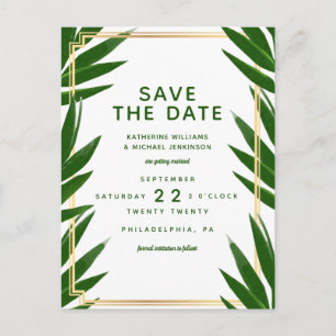 Save The Date   Tropische Bruiloft Briefkaart