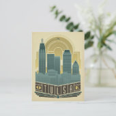 Save the date | Tulsa, oké Aankondigingskaart (Staand voorkant)