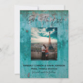 Save the date |Turquoise Rust (Voorkant)