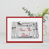 Save the date! Uitnodiging (Staand voorkant)