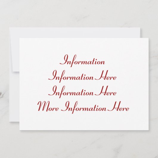 Save the date! Uitnodiging (Achterkant)