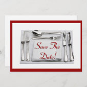 Save the date! Uitnodiging (Voorkant / Achterkant)
