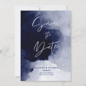 Save the Date Uitnodiging – Elegante bruiloft Aank (Voorkant)