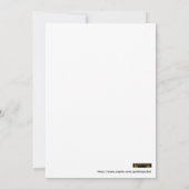 Save The Date uitnodiging scroll aankondiging (Achterkant)