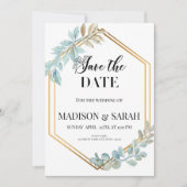 Save The Date Uitnodiging Template (Voorkant)