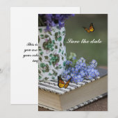 Save The Date Uitnodigingskaart Kaart (Voorkant / Achterkant)