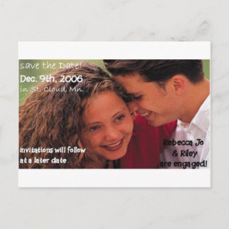 SAVE the DATE Verloving Briefkaarten