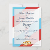 Save the Date Vintage Kapperszaak Kaart (Voorkant)