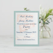 Save the Date vintage reisposter Kaart (Staand voorkant)