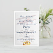Save the Date vintage tweedekker Kaart (Staand voorkant)