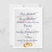 Save the Date vintage tweedekker Kaart (Voorkant)