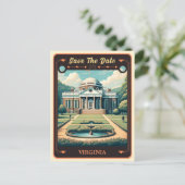 Save the date | Virginia Invitation Briefkaart (Staand voorkant)